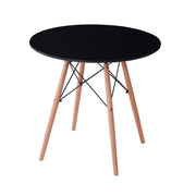 Tavolinë ngrënie SIA, Black D80