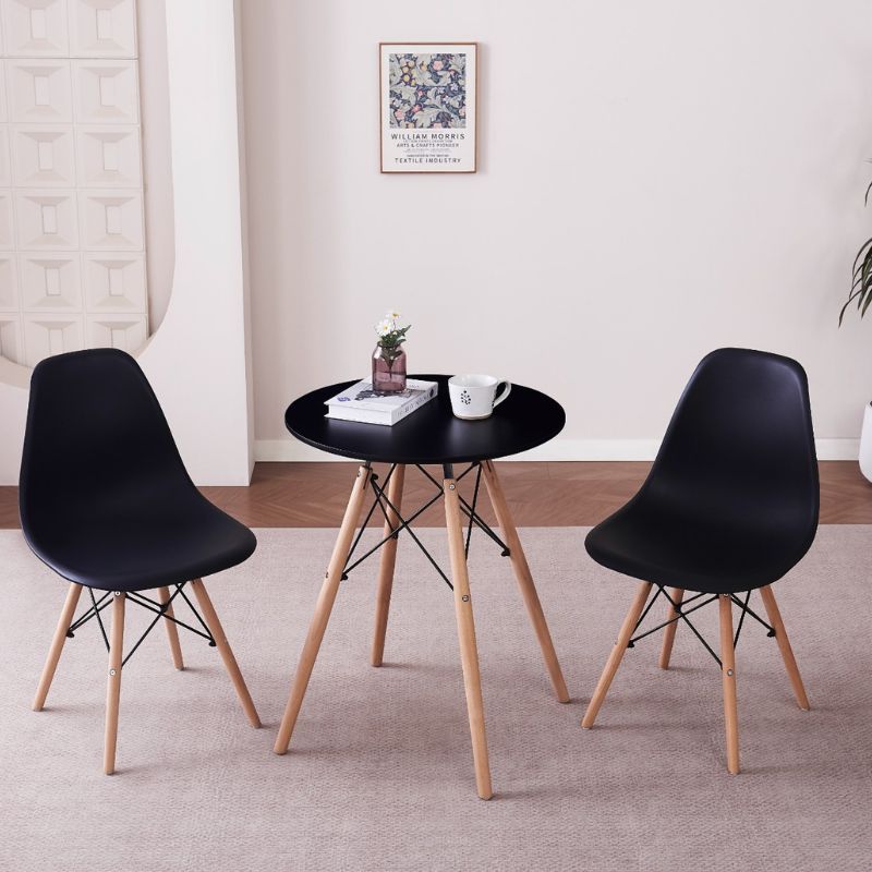 Tavolinë ngrënie SIA, Black D80