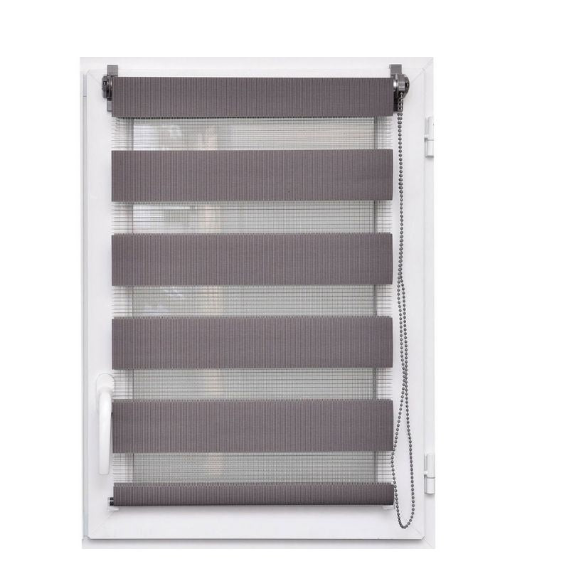 Grilë për ditën dhe natën Gri e errët, 90x180