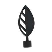 Aksesor për shkopin e perdes Black 2 copë