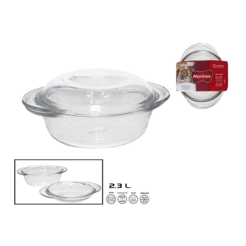 Tavë qelqi me kapak – NOVA HOME