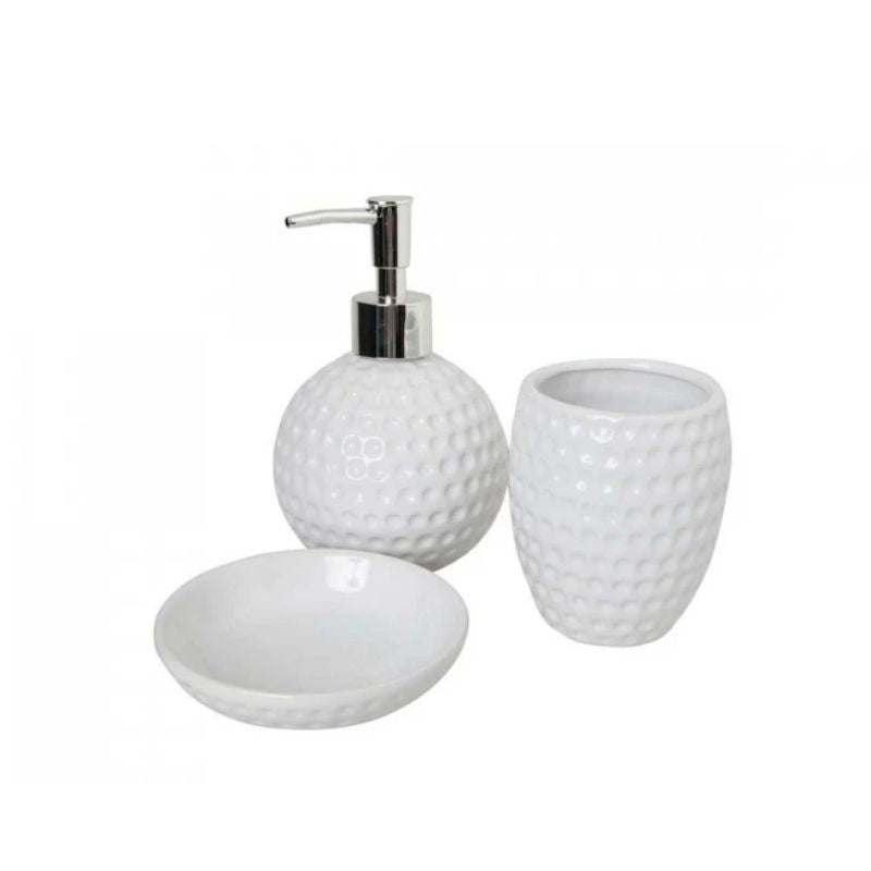 Set mbajtëse sapuni 3 copë WHITE