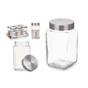 Kavanoz qelqi me kapak rrethor 1L