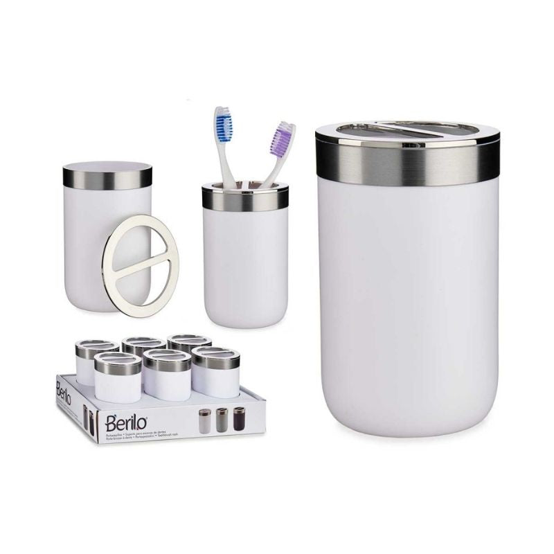 Mbajtëse furçash SILVER WHITE