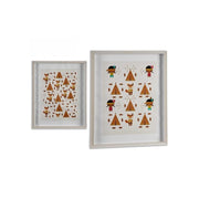 Pikturë muri prej druri KIDS FOXS