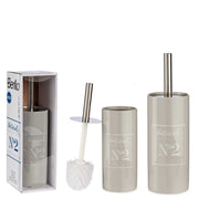 Furçë tualeti qeramike, ngjyrë gri