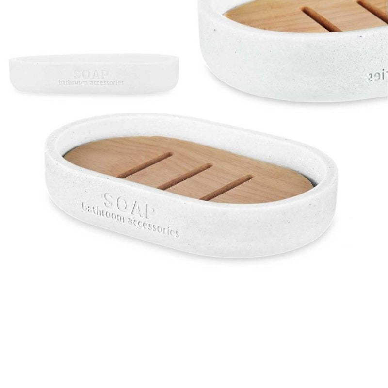 Mbajtëse sapuni WHITE BAMBOO