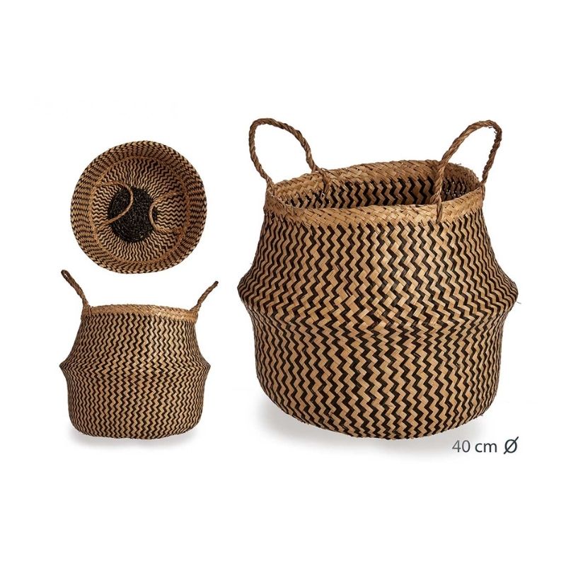 Shportë Natural/Black Belly 40cm