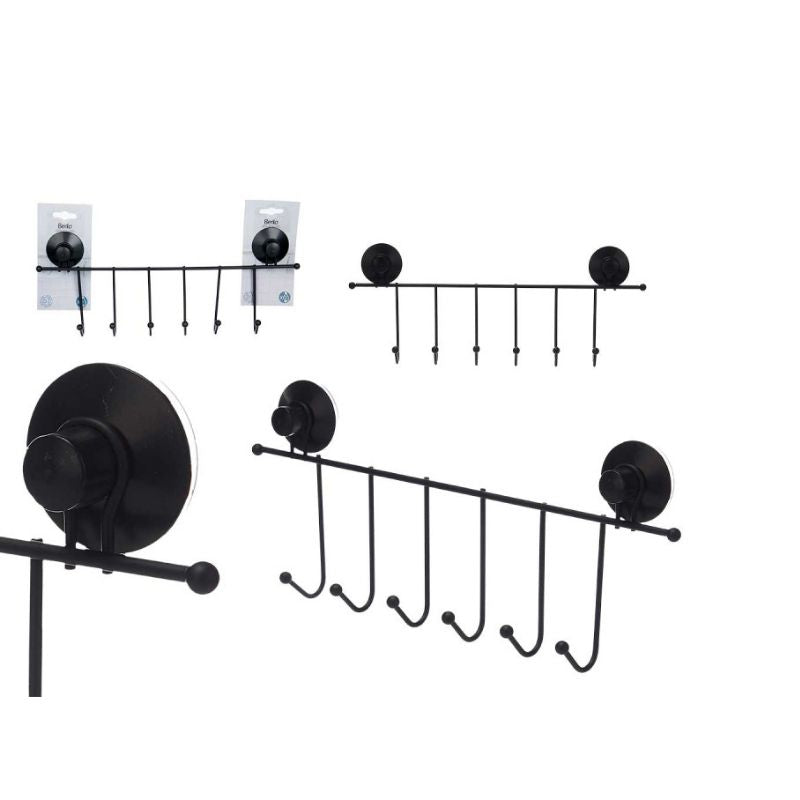 Varëse metali me 6 ndarje BLACK