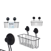 Organizues metali për tualetin drejtkëndor BLACK