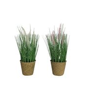 Vazo dekorative me bimë artificiale