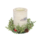 Mbajtëse qiriri me dekore festive