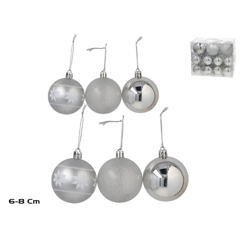 Set 30 topa krishtlindjesh Silver