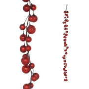 Dekor festiv RED BERRIES ,1.8M