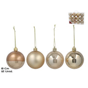 Set topa Krishtlindjesh GOLD, 12 copë