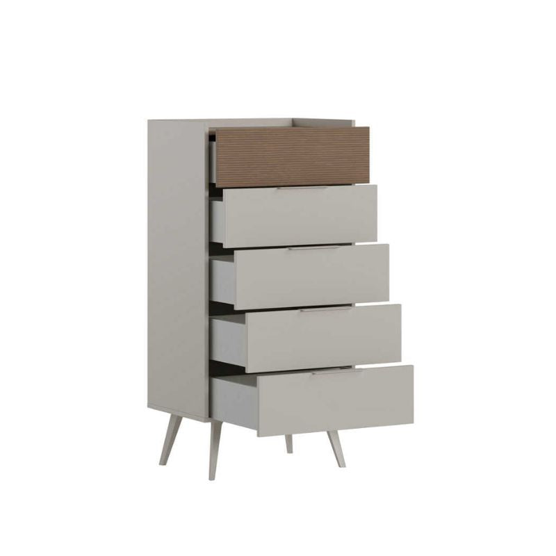 Komodinë anësore me 5 sirtare MILANO