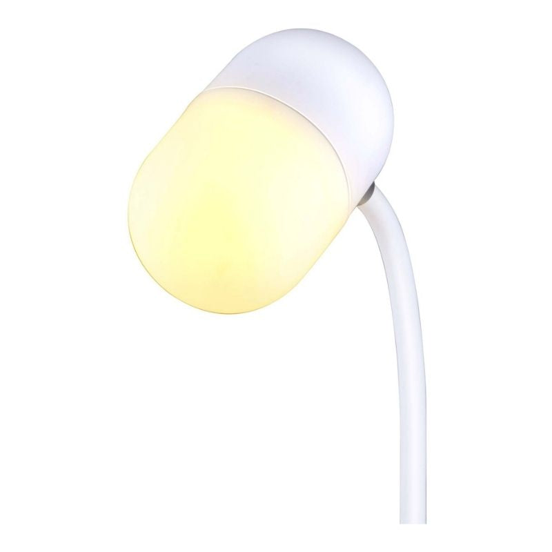 Abazhur tavoline LED 3 në 1, i bardhë