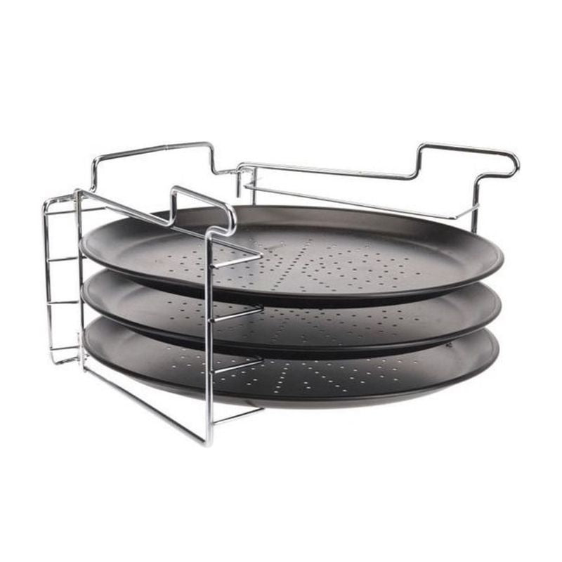 Tavë pjekjeje për pica me 3 vende