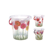 Kovë plazhi transparente me lule