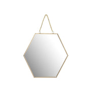 Pasqyrë metalike ngjyrë ari