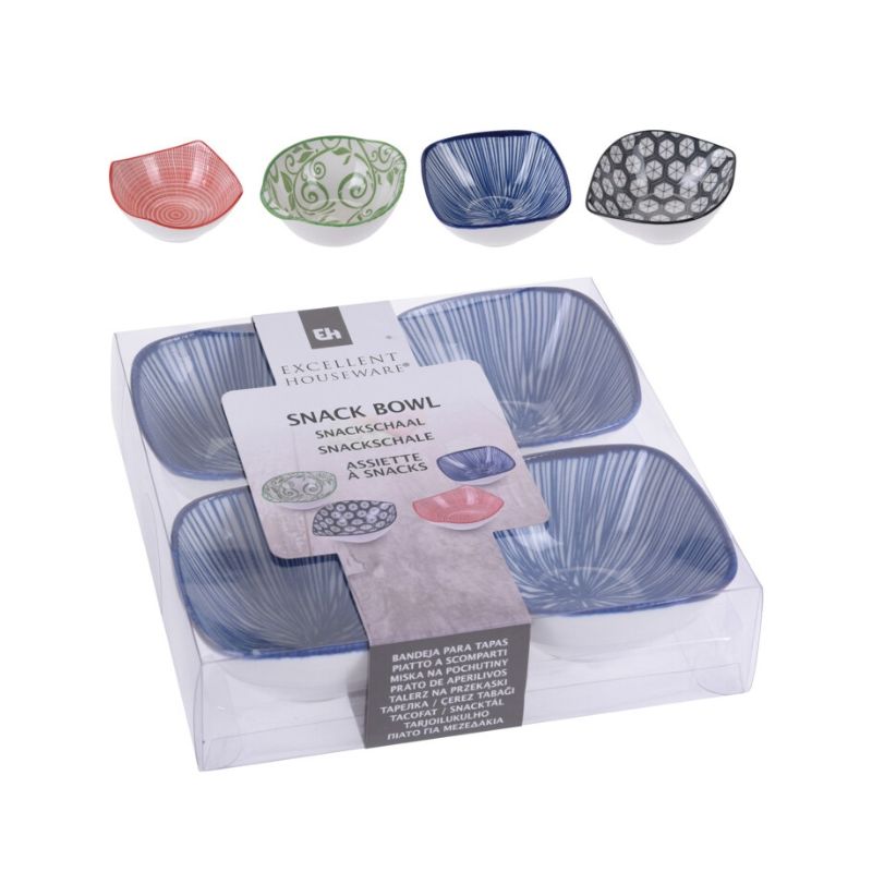 Set 4 tasa për servirje