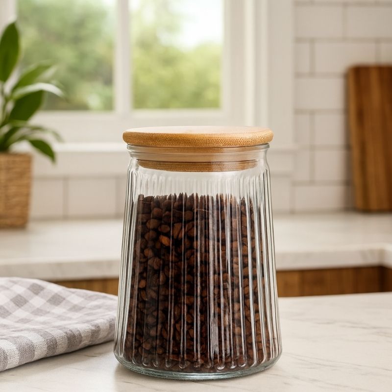 Kavanoz 1000ml , me kapak