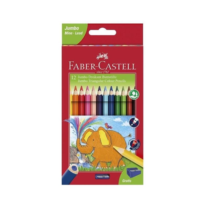 Ngjyra druri Triangular Jumbo F.Castell