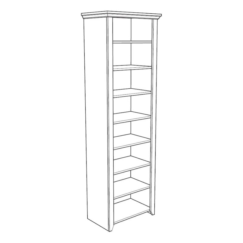 Raft korridori RUSTIC WHITE