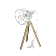 Abazhur statik me këmbë druri 17 x 50 cm