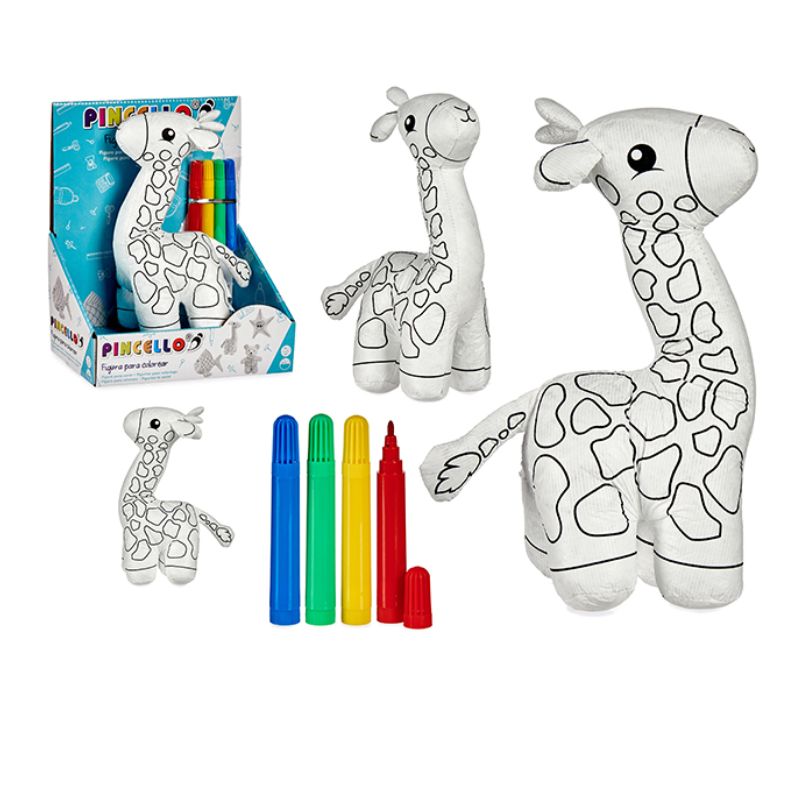 Gjirafë për ngjyrosje+ ngjyrosës