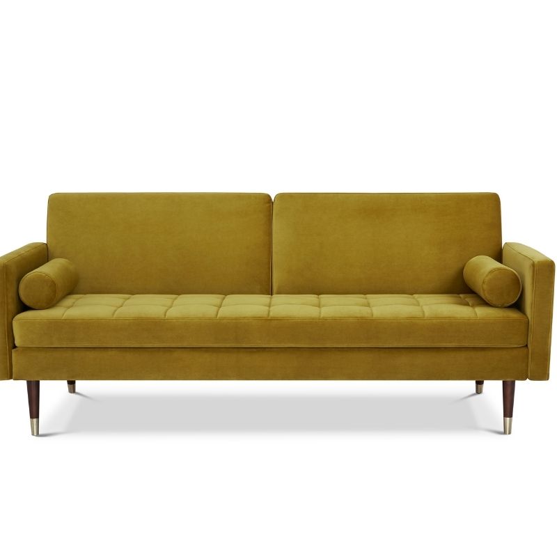 Sofa Bed dy-vendësh JULIET Green Velvet