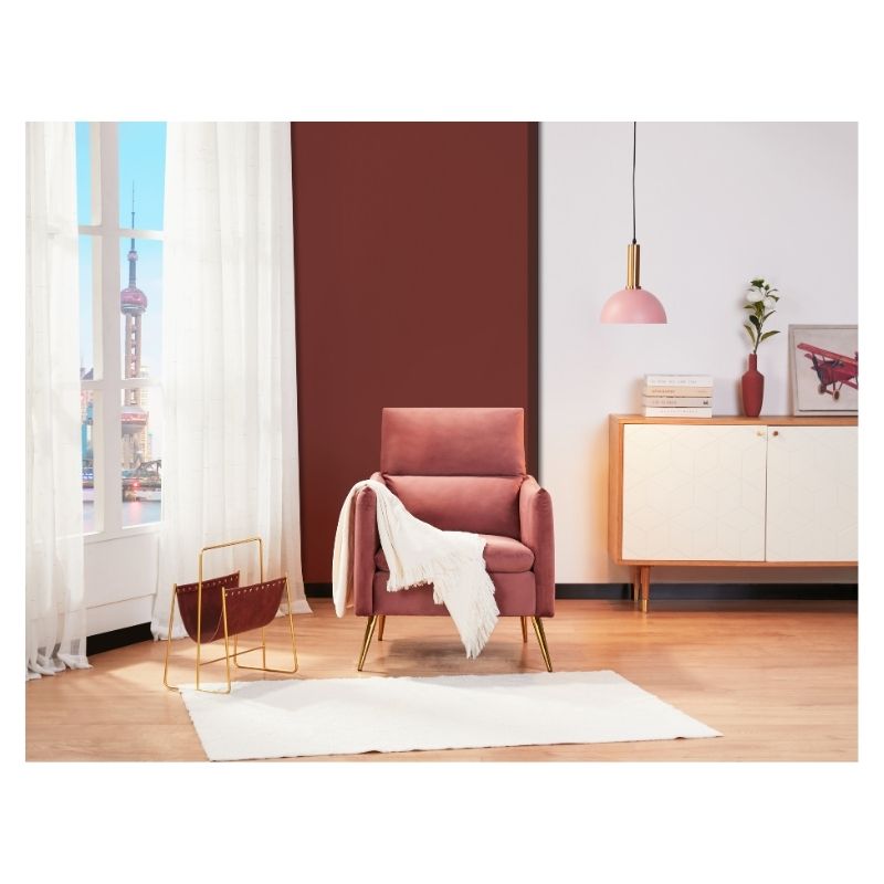 Poltron me krahë ROSE Velvet