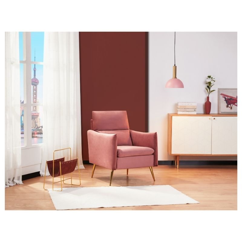 Poltron me krahë ROSE Velvet
