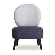 Poltron pa krahë ZOE Blue & White