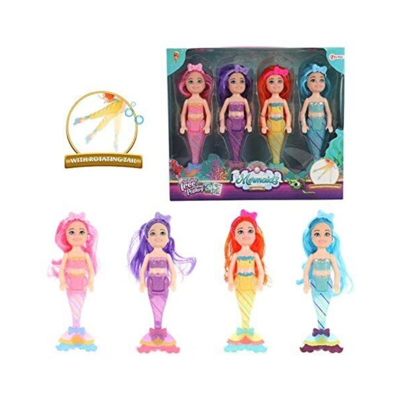 Set 4 kukull MERMAIDS