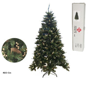 Pemë Krishlindjesh me dekor gold, 150cm