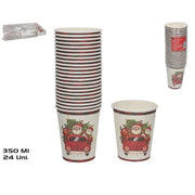 Set 24 gota kartoni SANTA CLAUS