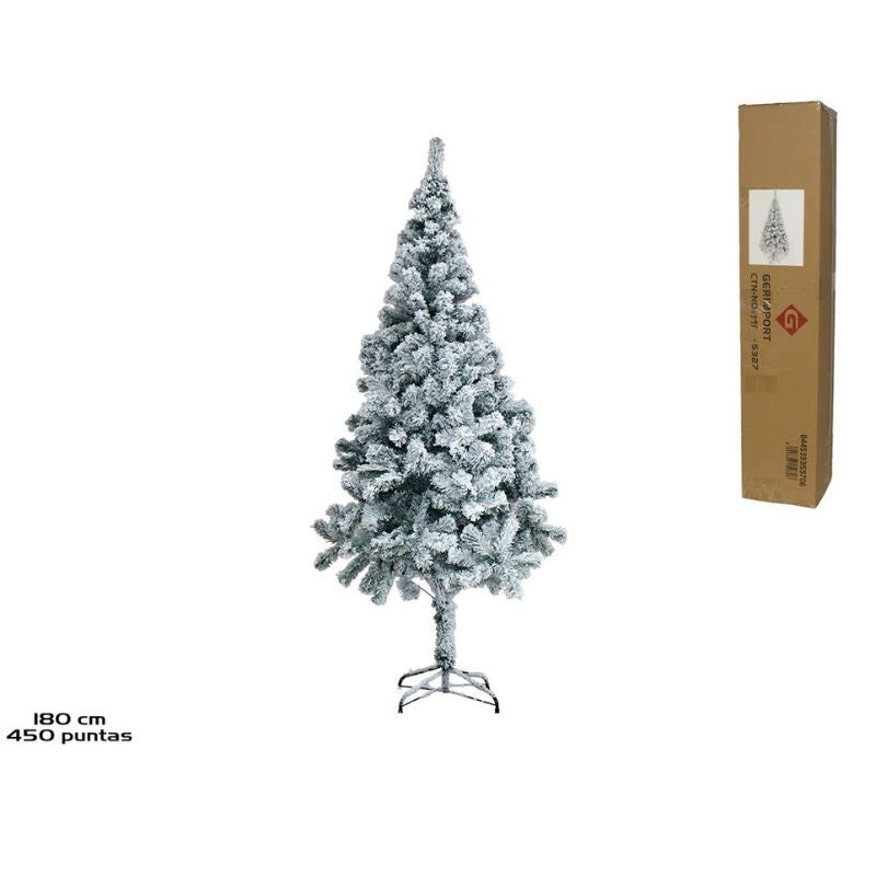 Pemë Krishtlindjesh ,dekor bore 180 cm