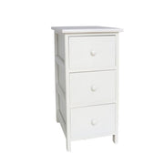 Komodinë me 3 sirtarë WHITE