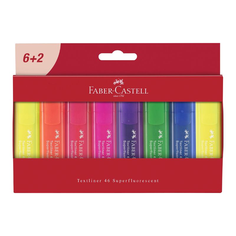 Highlighter Faber Castell 8 pcs