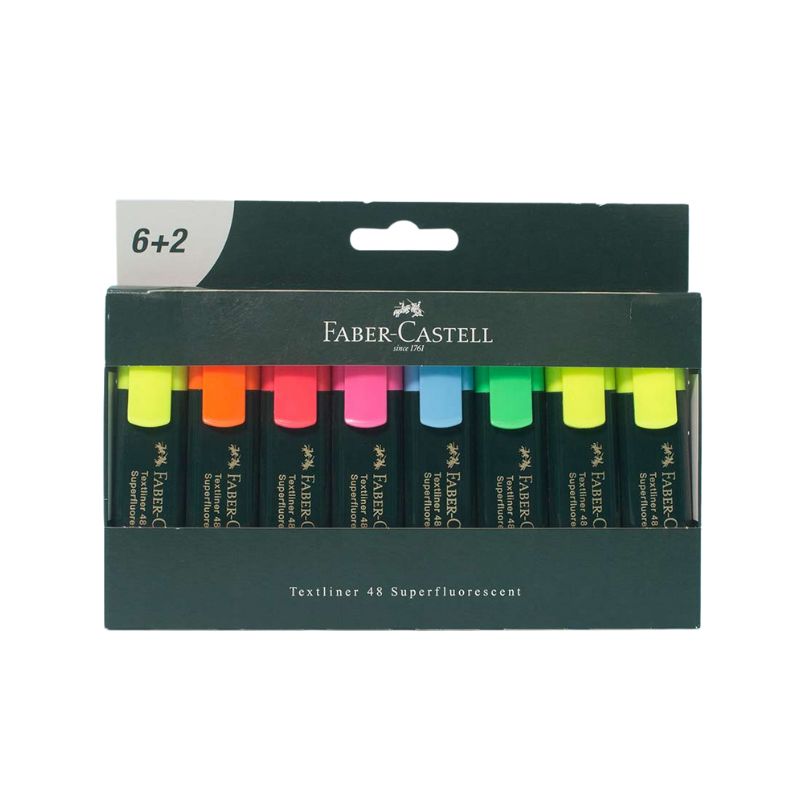 Highlighter 8 pcs Faber Castell