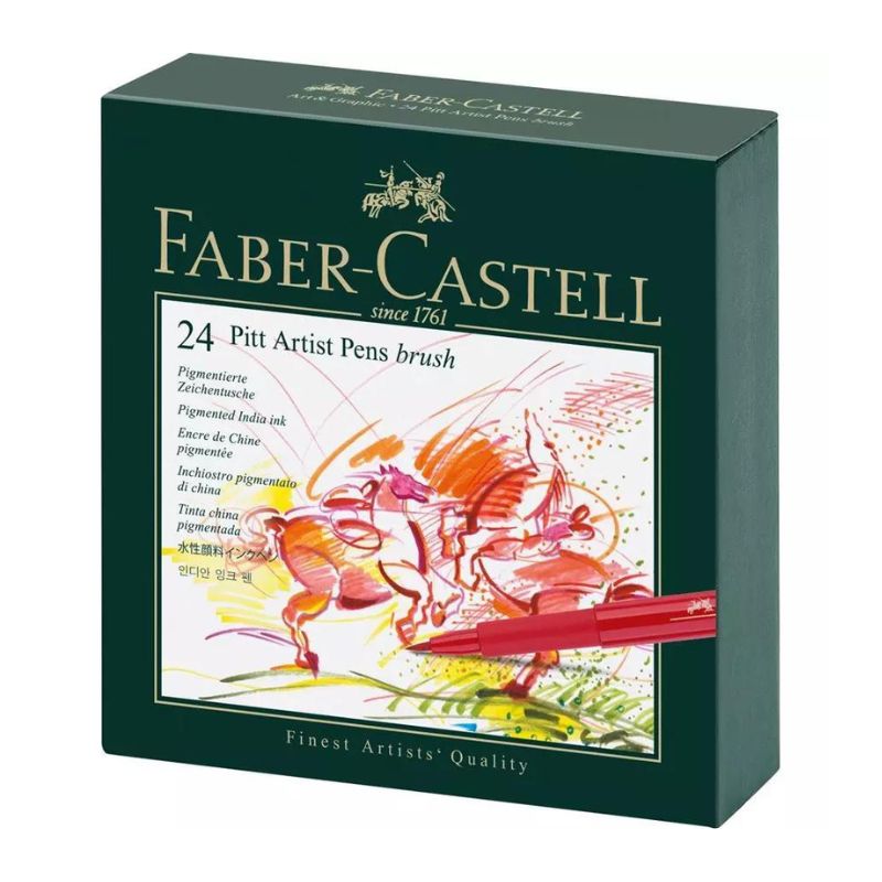 Sett Pens Brush Faber Castll 24 pcs