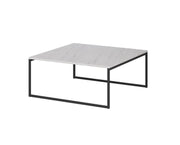 Tavoline VALENCIA 80x80 WHITE MARBLE