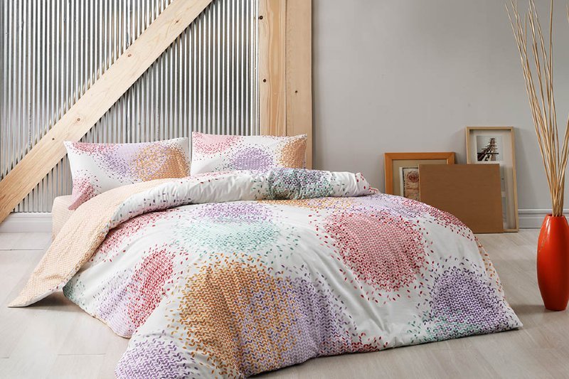 Set Çarçafësh Tek Rio Orange