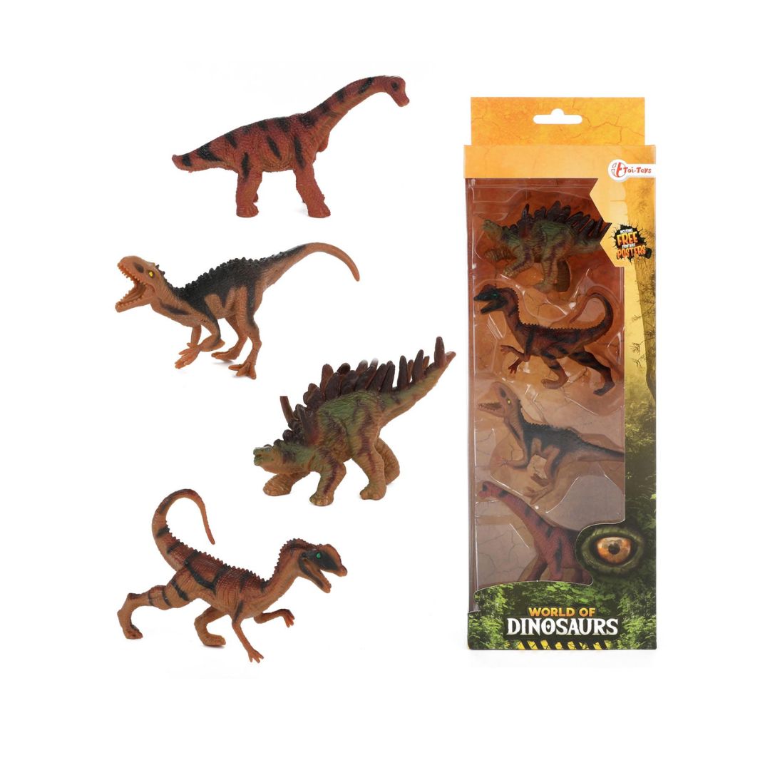 Dinozaur 4 copë në kuti