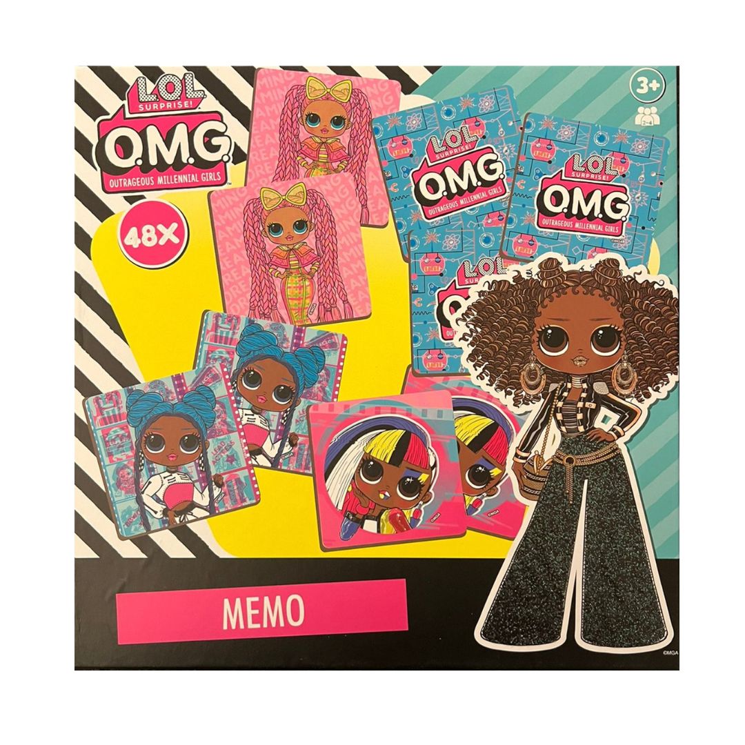Lojë memorie OMG - 48 letra L.O.L