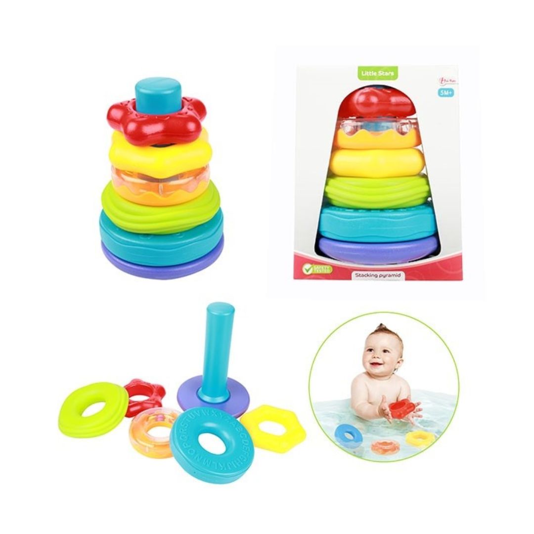 Lodër për fëmijë - Kullë grumbullimi LITTLE STARS