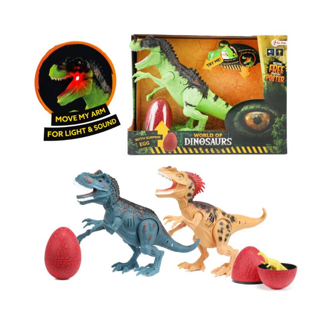 Dinosaur me tinguj WORLD OF DINOSAURS