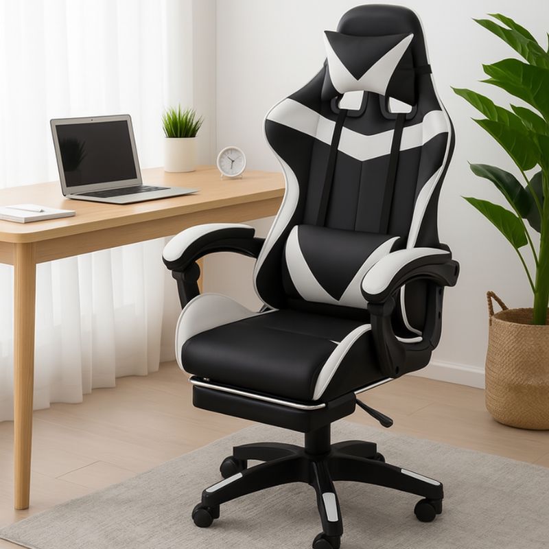Office chair FOX, Black & White