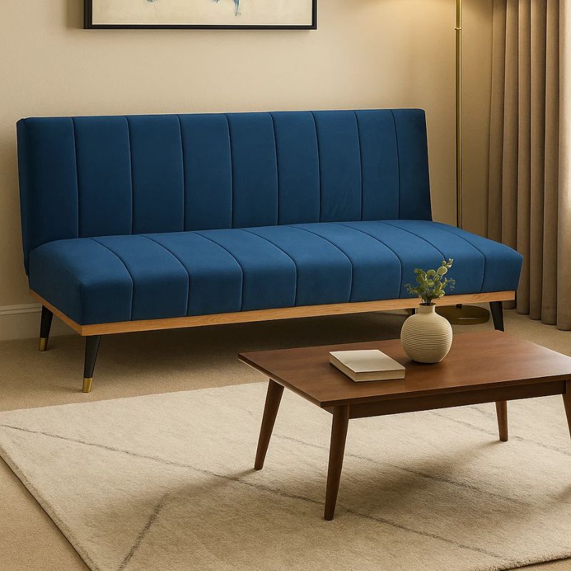 Sofa bed MELODY, Dark Cyannine